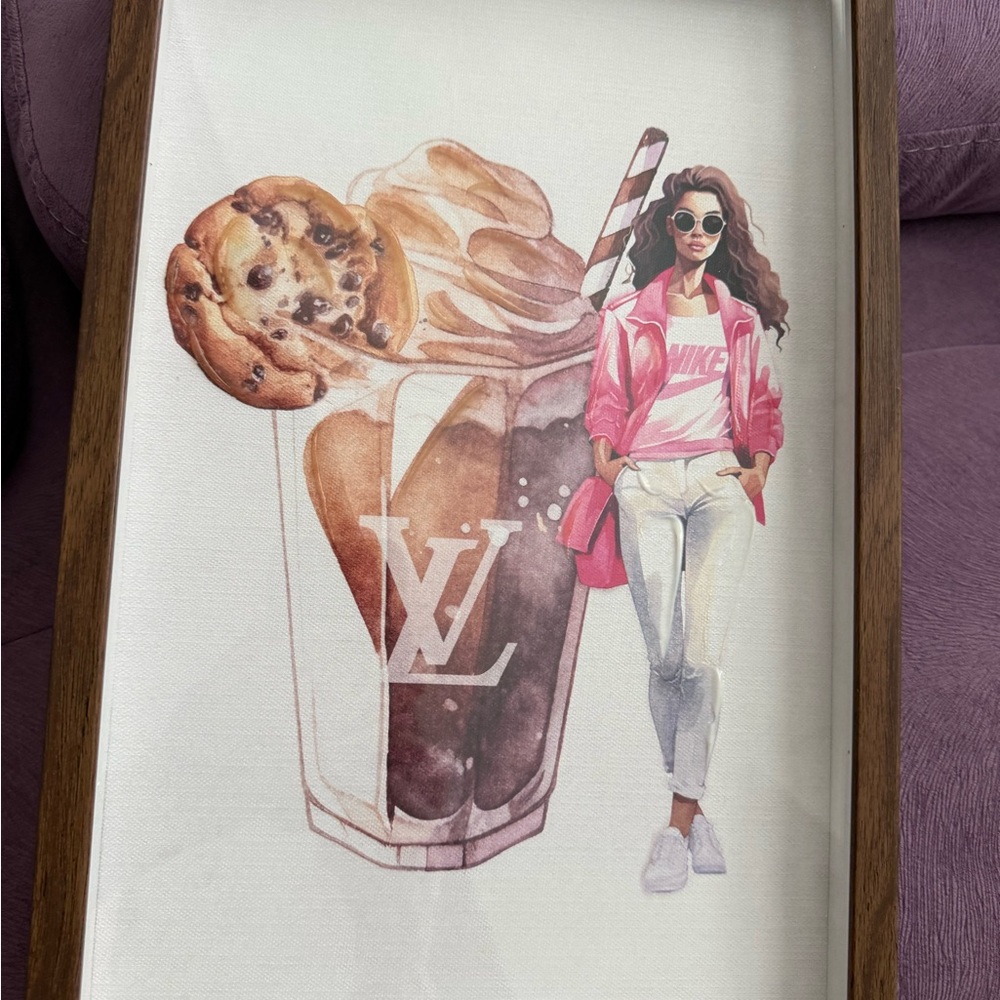 Oliver Gal Art Canvas Luxury Milkshakes
chanel & Nike